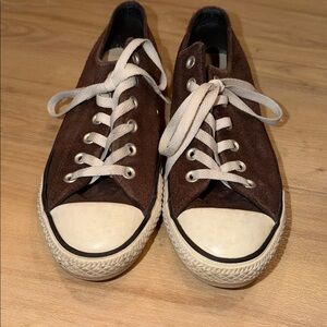 Converse Brown Suede Leather Sneakers